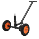 Adjustable Trailer Dolly, 1000lbs Load Capacity, Carbon Steel Trailer Mover with 17.71''-25.59'' Adjustable Height, 14" Pneumatic Tires for Moving Boat Trailers/Utility/Cargo/RV