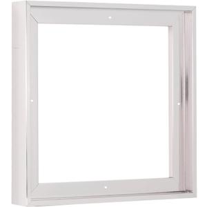 Pixy Canvas Floater Frame 12x12 for 1-1/2 (1.5) inch Deep Canvas Paintings/Canvas Prints/Wood Canvas Panels/Wall Art/Wall Decor/Home Decor/Artwork (Chrome, 12 x 12 inch, Square)