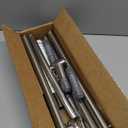 AmazerBath 20-84 Inches Arched Curved Shower Curtain Rod, Heavy Duty Shower Rod Rust Proof Bathroom Curtain Rod, Adjustable Telescoping Design Easy Segmented Installation, Need to Drill, Nickel