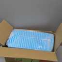 Amazon Basics Super Absorbent Dog and Puppy Potty Pads, Leak-Proof 5-Layer Design with Quick-Dry Surface for Housebreaking, Heavy Duty Absorbency, X-Large, 28 x 34 Inch, Blue & White, 25-Pack