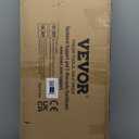 VEVOR Folding Portable Bar Table, Tradeshow Podium Table for Indoor, Outdoor, Party, Picnic, Exhibition, Includes Carrying Case, Storage Shelf and Black Skirt, 38.39" x 15.16" x 34.25"