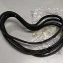 uxcell 4Pcs AX35 EPDM V-Belt, Raw Edge Cogged Industrial Rubber V Belt 1/2" Width x 37" Outer Circumference