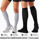 4 Pairs Compression Socks for Women and Men-Circulation Best Support Socks for Running,Athletic,Cycling