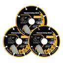 4 1/2 Inch Cut Off Wheel Diamond Cutting Wheel 4 1/2 Inch with 7/8" Arbor, Angle Grinder Cutting Disc for Metal with 5000+ Cuts on Rebar, Steel, Iron and INOX