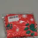 Colorful Christmas Snowflake Dog Paw Christmas Tree Skirt, 30 Inch Xmas Tree Skirts Mat Ornaments for Happy New Year Merry Christmas Xmas Holiday Party Decorations Indoor Outdoor Home Decor