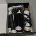 5 in 1 Hair Dryer Brush Set, Blow Dryer Brush with Air Style Wrap Hair Styler, Negative Ionic Magic Style Set, Detachable Air Curler for Volumizer, Straightener, Drying (Gold)