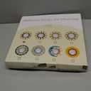 Indoor Outdoor Thermometer, Sun Wall Mounted Thermometer Decorative for Patio, Living Room, Garden Greenhouse, Wine Cellar, No Batteries Required