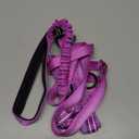 Lukovee No Pull Dog Harness and Leash Set, Soft Padded Small Dog Harness, Neck & Chest Adjustable Reflective Vest Puppy Harness with 4ft Lightweight Anti-Twist Dog Leash for Small Dogs (XXS, Purple) (XXS ( Chest 11.5'' ~ 15''))