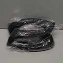 XHRING Car Steering Wheel Cover for Ford F150 F250 F350 Super Duty Expedition Toyota Tacoma Tundra 4Runner RAM 1500 2500 3500 Lexus GX Grand Caravan Range Rover Accessories Leather Black (15 ''-16'')