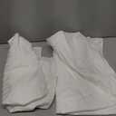 FAUNNA 600TC 100% Cotton Pillow Protectors, Queen Size (20x30), 2 Pack, Oeko-TEX Certified, Hotel Grade Pillow Cover with Silent Zipper, Zip Up Pillow Cases, White