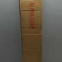 ALPHA CAMP Oversized Camping Folding Chair - Heavy Duty Steel Frame Support 350 LBS, Collapsible Padded Arm With Cup Holder, Quad Lumbar Back, Portable for Outdoor/Indoor (Black Grey)