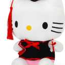 RELIGES 7.8'' Graduation Plush Stuffed Animal Toy - Soft Graduate Bear Doll for Kids & Adults, Graduation Party Decorations, Unique Keepsake Gift for Graduates & Fans(White)