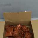 Oak Leaf Rain Chain with Adapter, 8.5ft Adjustable Lotus Rain Catcher Chain for Gutters Outside Downspout, for Divert Water and Home Display, Copper Powder Coated