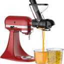 Masticating Juicer Attachment for KitchenAid Stand Mixer, Cold Press Juicer Machine, Slow Masticating Juicer Attachment with Dual Feed Chute, All Kitchenaid Mixer Attachments by Gvode