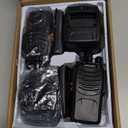 pxton Walkie Talkies Rechargeable Long Range Two-Way Radios with Earpieces,2-Way Radios UHF Handheld Transceiver Walky Talky with Flashlight Li-ion Battery and Charger2 Pack