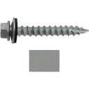 14 x 1-1/2" NO Paint Metal Roofing Screws - Hex Washer Head- Self-Starting/Tapping - EPDM Washer. 1 x 250 Count Bag - 250 Screws