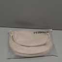 FEIBOON Spacious Nylon Crossbody Bag Bum Bag Handbags Wallets Purses Trendy Shoulder Bag for Women (Beige)