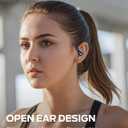 Monster Open Ear AC390 Headphones, Bluetooth 6.0 Ear Buds with Stereo Sound, IPX5 Waterproof, Wireless Headphones 24H Playtime,
