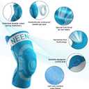 NEENCA Kids Knee Brace Sleeve, Youth Knee Compression Sleeve for Children - Boys & Girls. Child Knee Support with Patella Gel Pad & Side Stabilizers for Knee Pain, Sports, Outdoor - FSA/HSA Approved