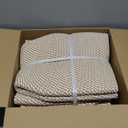 5 Pack Woven Storage Baskets for Shelves, Decorative Basket Organizer Storage Bins for Toys, Books, Clothes, Closet, Nursery, Bathroom  Cotton Rope Shelf Baskets for Organizing and Decor, Khaki