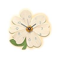 Ergocar LED Hanging Clock - Art Decorative Modern Flower Design, Suitable for Living Room, Bedroom, Study, Office