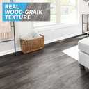 Art3d 36-Pack 54 Sq.ft Peel and Stick Floor Tiles Vinyl Plank Flooring Wood Look, Adhesive and Waterproof Tile Sticker for Bedroom, Living Room, Kitchen, RV in Ebony