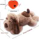 BEVERLYSHARK Beverly Shark Puppy Heartbeat Toy Dog Anxiety Relief Calming Aid Puppy Heartbeat Stuffed Animal Behavioral Training Sleep Aid Comfort Soother Plush Toy for Puppies Cats