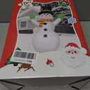 8FT Christmas Inflatables Santa Claus Fishing on a Boat with Colorful Gift Boxes, Giant Blow Up Santa Outdoor Decorations with Built-in Lights for Yard Lawn Garden Xmas Party Holiday Decor