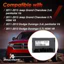 68395643AA Transfer Case Control Module Compatible with 2011-2013 Jeep Grand Cherokee & Dodge Durango 3.6L V6 /5.7L V8 - Replaces 56029423AK RL029423AJ 56029423AJ RL029423AI 56029423AI