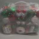 Sea Team 80-Pack Assorted Shatterproof Christmas Ball Ornaments Set Decorative Baubles Pendants with Reusable Hand-held Gift Package for Xmas Tree (Elf)