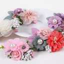 Fsmiling Hair Bows for Girls Alligator Clips Flower Girls Bows Grosgrain Ribbon Bows Hair Accessories for Girls Valentine's Day Easter Party 11 Pack (Multi-colored-2)