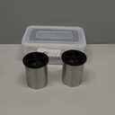 Clear Ice Cube Maker - 2.5" Ball - Stainless Steel Clear Ice Maker - Compact Design - for Whiskey, Cocktails, Bourbon - 2 PACK with Ice Tong & Ice Box (Metallic-Round)