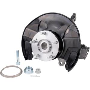 TRQ Front Right Steering Knuckle Assembly Passenger Side Compatible with 2013-2017 Honda Accord