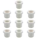 Fitvell 3/4" NPT Male x 1/2" NPT Female Threaded Reducer Bushing for PVC Pipe Fitting (Pack of 10)