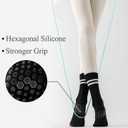 2 x GUUNIEE Pilates & Yoga Socks for Women with Non-Slip Grip for Barre, Ballet,Hospital & Barefoot Workout 2/4 Pairs Breathable (6-10)