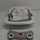 Baby Bathtub, Collapsible Newborn Bathtub for Infant to Toddler 0-24 Months with Soft Cushion and Thermometer,Portable Travel Newborn Tub with No-Slip Feet, Baby Shower Gifts,Grey