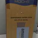 MUCHII 300 Count Paper Cups 8 oz, Disposable Drinking Cups for Party, Picnic, Travel, and Events