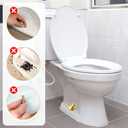 12 Pcs Ceramic Bird Toilet Bolt Caps, Gold White Cute Toilet Bolt Covers Replacement Toilets Screw Cover Caps Decor Accessories for Bathroom Decorative Easy Installation