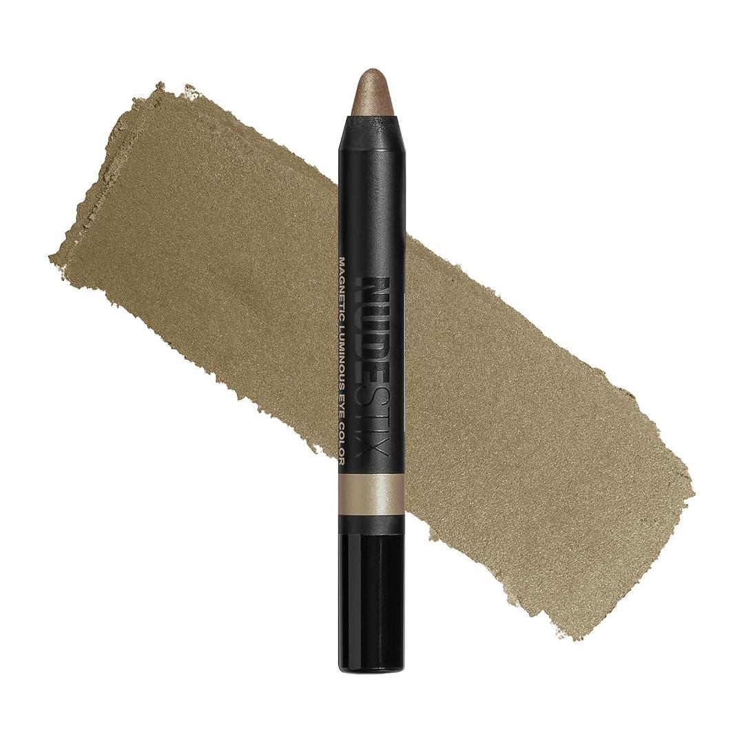 Nudestix Magnetic Luminous Eye Color 4-in-1 Cream Eyeshadow Stick, Eyeliner, Primer & Highlighter | Long-Wear, Waterproof Satin Finish | Vegan & Cruelty-Free Eye Makeup