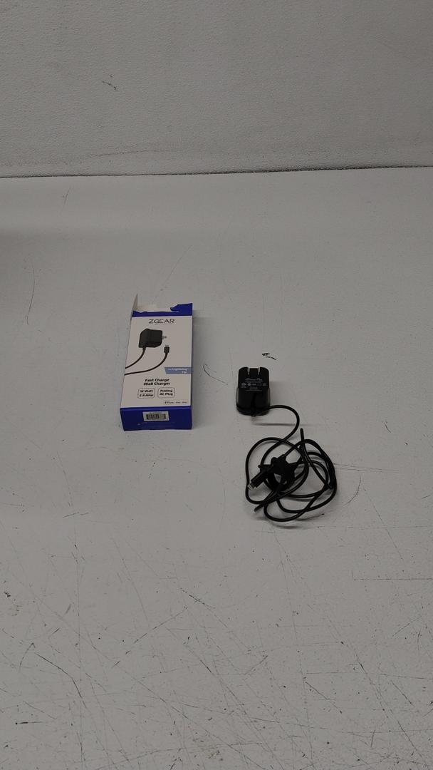 ZGEAR (12W) 8-Pin Wall Charger - Black (WC-APP8PNM2A)