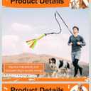 Flirt Pole for Dogs, Interactive Dog Toys Teaser Wand Play Pole with Rope
Tug of War Chase Toy,Lure Chewing Toy for Small Medium Large Dogs Puppy Outdoor Exercise&Training