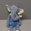 16" Soft Blue Elephant Stuffed Animals for Boys and Girls,Cuddly Knitted Dressed Stuffed Elephant Plush Toys for Newborn Babies and Kids,Great Gifts on Birthday,Christmas,Machine Washable