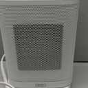 DREO Atom One Space Heater with Remote, 70Oscillating Electric Heaters with Digital Thermostat, 1500W PTC Ceramic Heater, 12h Timer, Quiet Safety Heating, Portable Heater for Home Office
