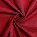sancua Round Tablecloth - 48 Inch - Water Resistant Spill Proof Washable Polyester Table Cloth Decorative Fabric Table Cover for Dining Tables, Buffet Parties and Camping, Red