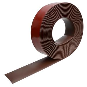 20Ft Self Adhesive Floor & Door Flat Transition Strip, Wide Vinyl Floor Edging Trim Strip, Thresholds for Doorways Laminate Floor Gap Covering(Coffee)