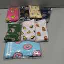 CHARMKING 6 Pairs-Compression Socks for Women & Men Circulation Best Support for Nurses, Running, Athletic,Flight Travel (Large-X-Large, 02 Black/White/Black/Blue/White/Blue)