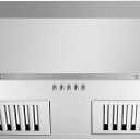 Range Hood Insert 36 inch, Stainless Steel Range Hood 700 CFM, Ductless/Ducted Convertible Kitchen Vent Hood w/Push Button Control, 3-Speed Fan