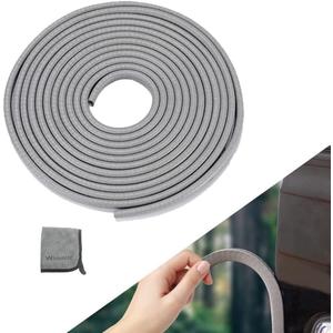 Winunite 65.6Ft(20M) Car Door Edge Guards Light Gray, Fits Most Vehicles, No Glue Required, Fade-Resistant, Ultra Long, U-Shaped Automotive Trim Car Door Edge Protector for Trucks SUV Sedans (65-3/5Ft)