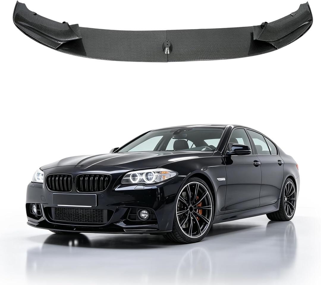 KHK Front Lip Splitter for 2011-2016 BMW 5 Series F10 M-Sport Bumper