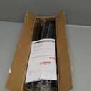 ENJOYBASICS Matte Black Shower Curtain Rod 30 to 76 Inches, 1 Inch Stainless Steel Adjustable Spring Tension Rods No Drill for Bathroom, Closet, Window, Room Divider, Never Rust, Non Slip